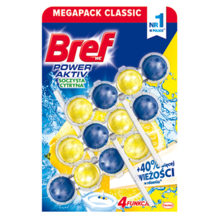 Bref Power Aktiv Soczysta Cytryna 3x50 g
